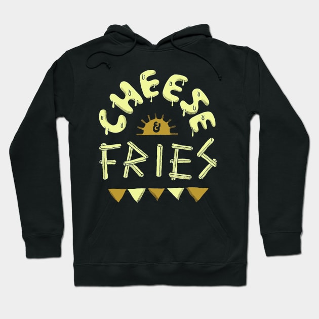 Cheese and Fries Hoodie by naiklevel